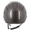 Evoke Elara Classic Peak Riding Hat - Metallic Graphite/Marcasite Crystal Frame