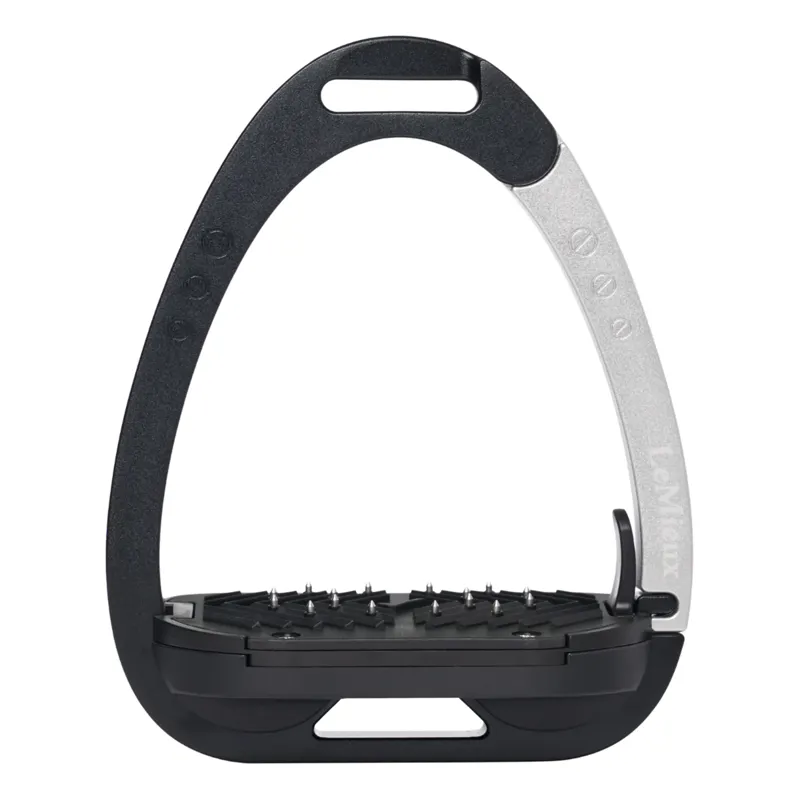 Advent Day 21 - LeMieux Vector Balance Stirrup - Black/Aluminium-2