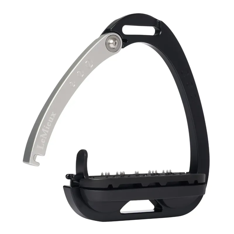 Advent Day 21 - LeMieux Vector Balance Stirrup - Black/Aluminium-1