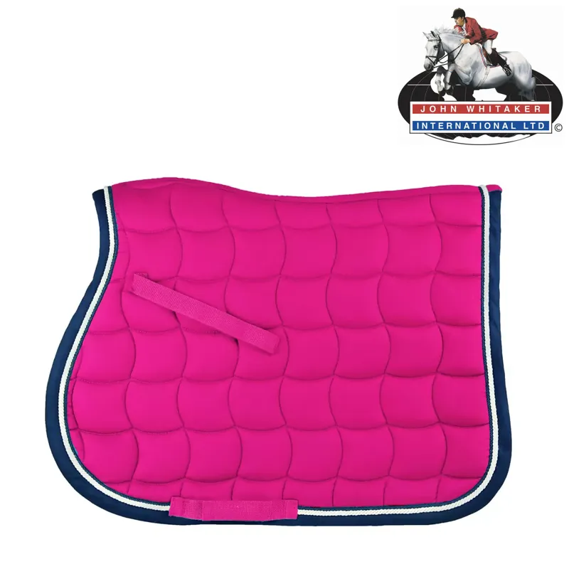 John Whitaker Upton Saddle Pad - Fuchsia