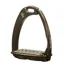 Tech Venice Sloped M Medium Safety Stirrups - Brown