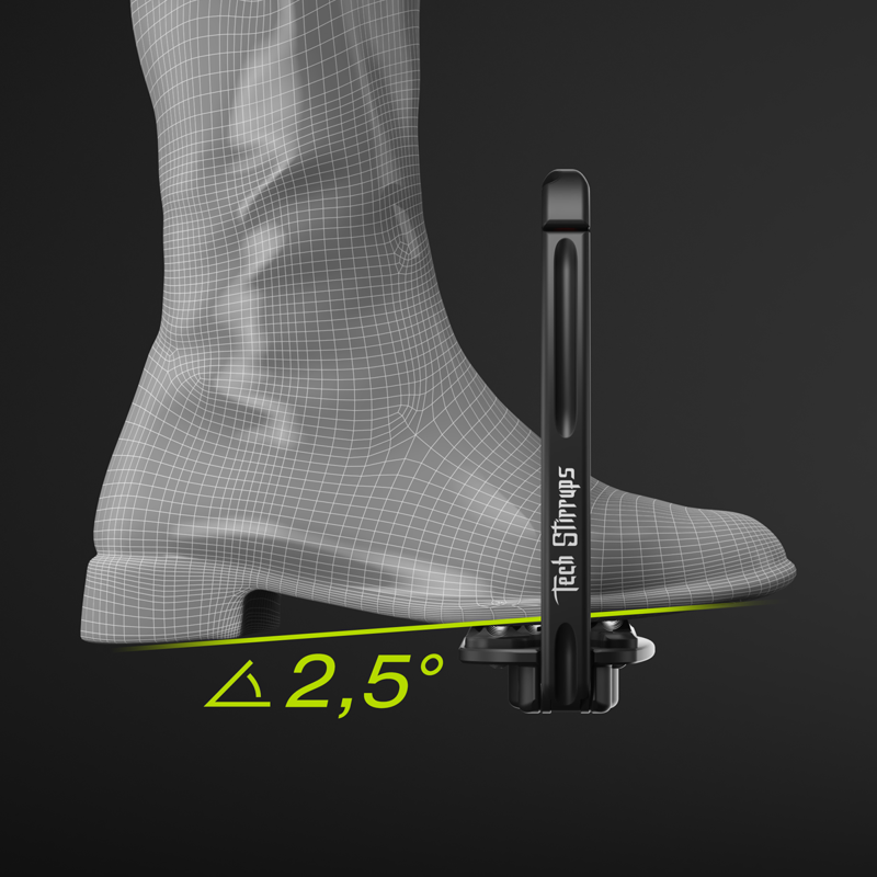 Tech Stirrups Venice Young Evo - Titanium-3