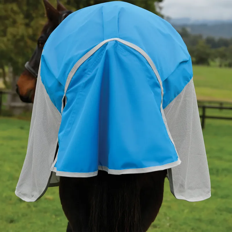 WeatherBeeta ComFiTec Dual Shield Detach-A-Neck Fly Rug - Blue/Grey-7