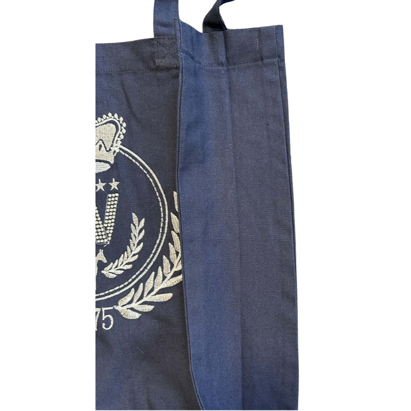 La Valencio Giny Cotton Bag - Navy-2