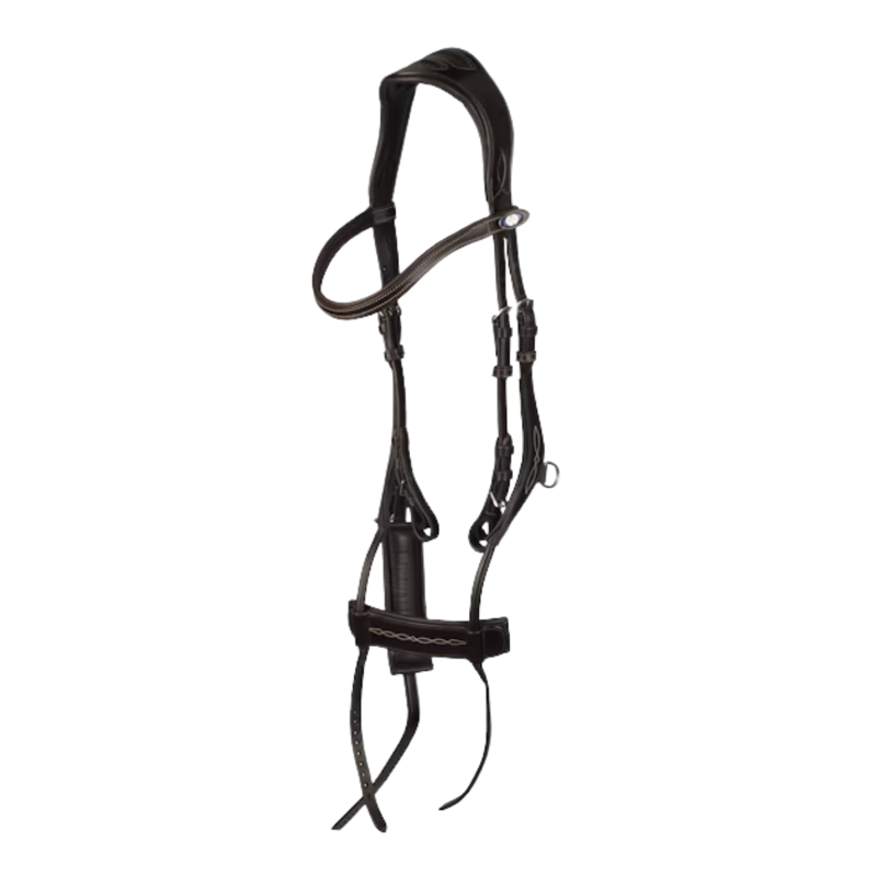 PS of Sweden Noseband High Jump - Full - Brown-2