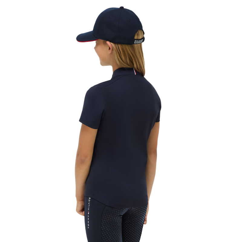 Tommy Hilfiger Palma 1/4 Zip Training Top Young Rider - Desert Sky-1