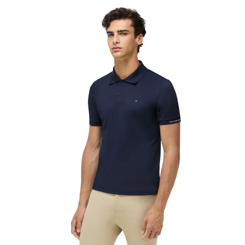 Tommy Hilfiger Men's Fresco Pique Polo Shirt - Desert Sky