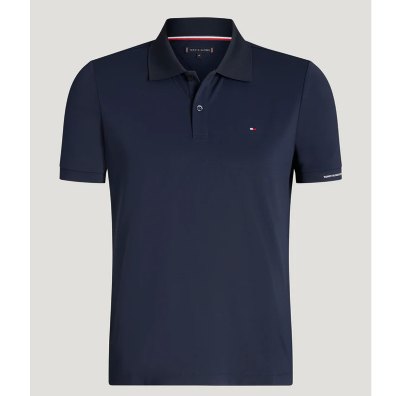 Tommy Hilfiger Men's Fresco Pique Polo Shirt - Desert Sky-3