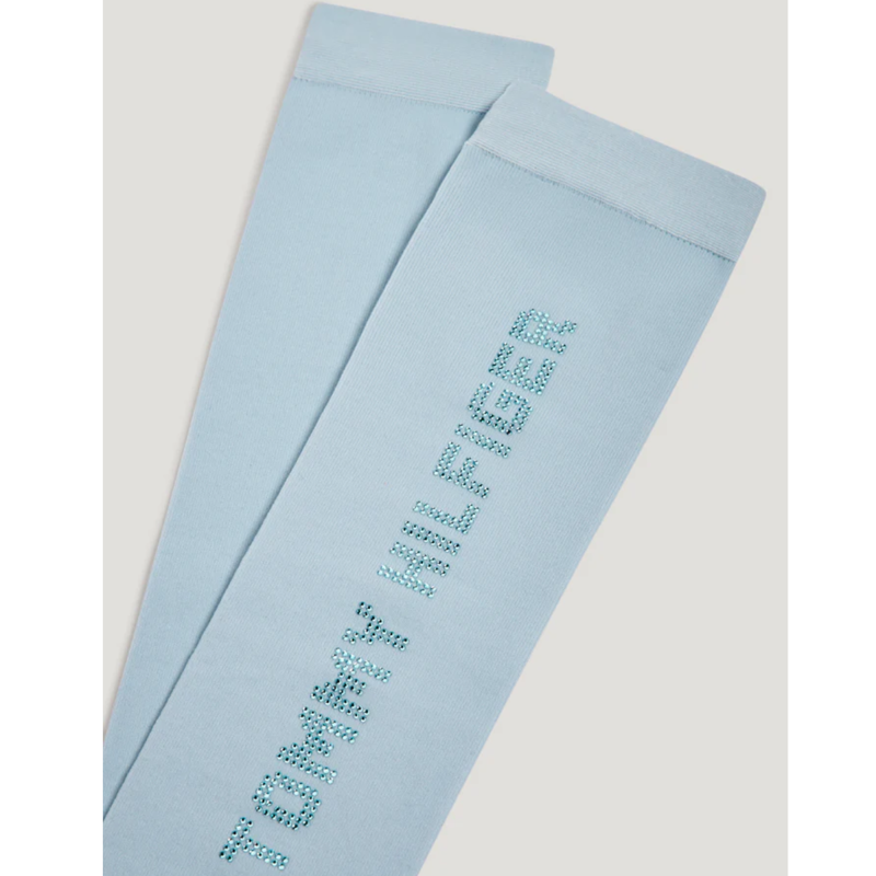 Tommy Hilfiger Fontana Rhinestone Riding Socks - Sweet Blue-2