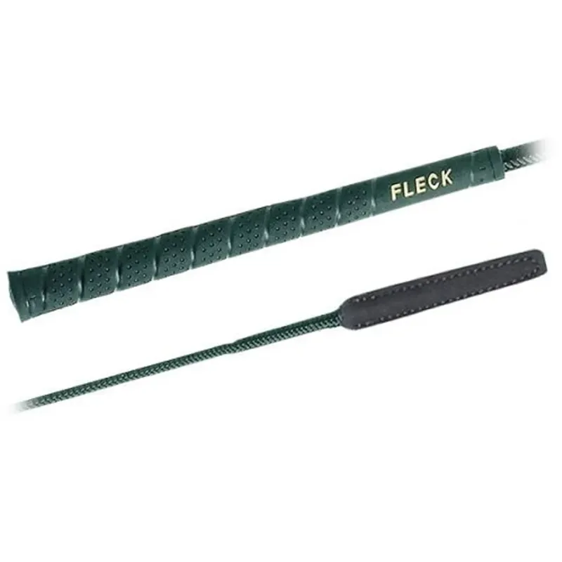 Fleck Dressage Whip with Leather Flap