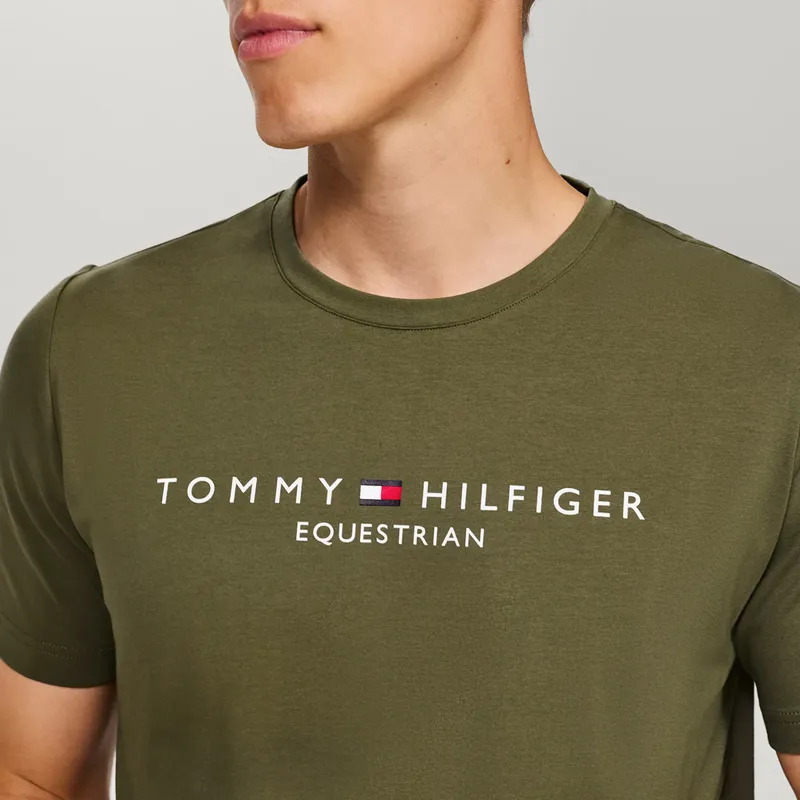Tommy Hilfiger Men's Williamsburg Logo T-Shirt - Utility Olive-4