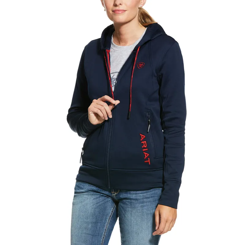 Ariat Women's Keats Full Zip Hoodie - Team 