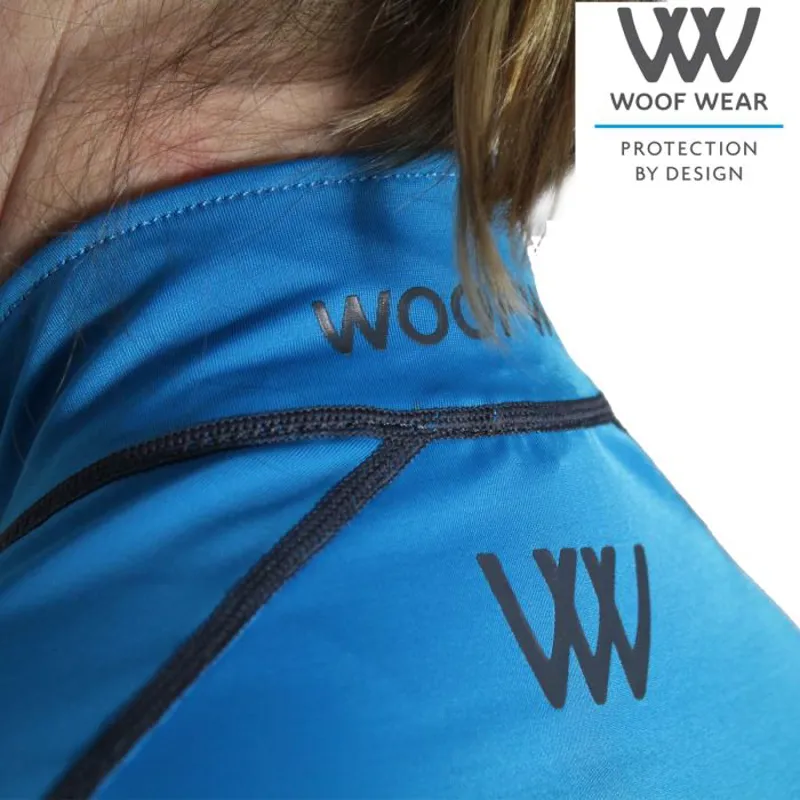 Woof Wear Ladies Performance Riding Shirt - Powder Blue-1