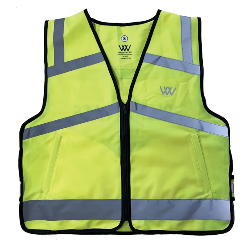 Woof Wear Junior Hi Viz Riding Vest - Hi Viz Yellow