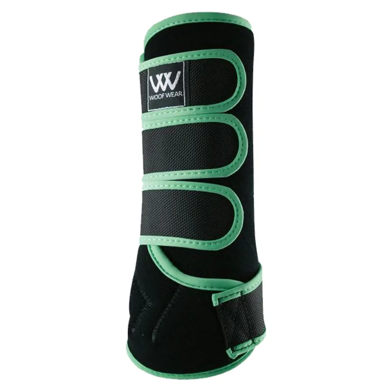 Woof Wear Dressage Training Wraps - Black/Mint
