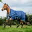 Horseware Amigo Bravo 12 Wug Light 0g Turnout Rug - Navy/Titanium Grey Silver