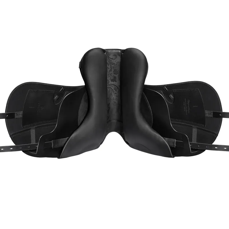Prestige X-D2 K Monoflap Dressage Saddle - Black - 17 Inch-2