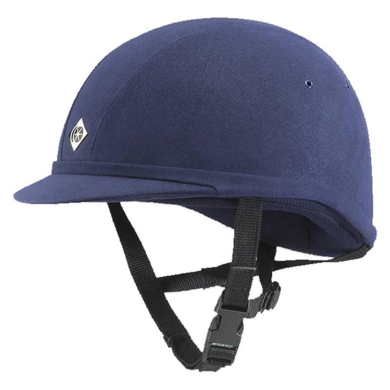 Charles Owen YR8 Riding Hat - Navy