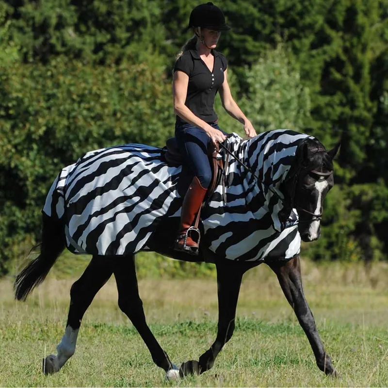 Bucas Buzz-Off Riding Zebra Fly Rug