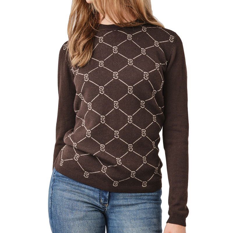 PS Of Sweden Linnea Knit Sweater - Coffee-1