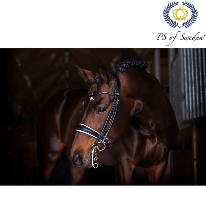 PS Of Sweden Grand Prix Double Bridle - Black-1