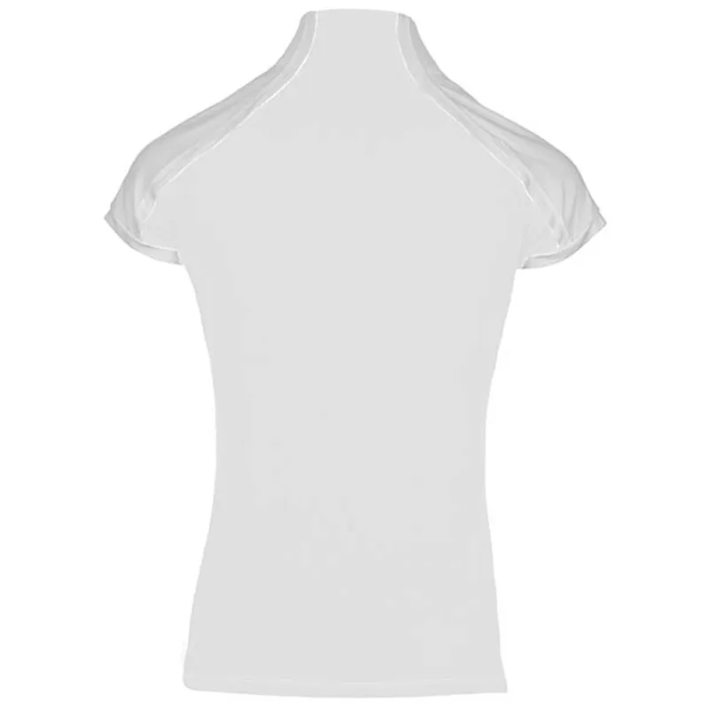 Horseware AA Platinum Pula Competition Short Sleeve Tech Top - White-1