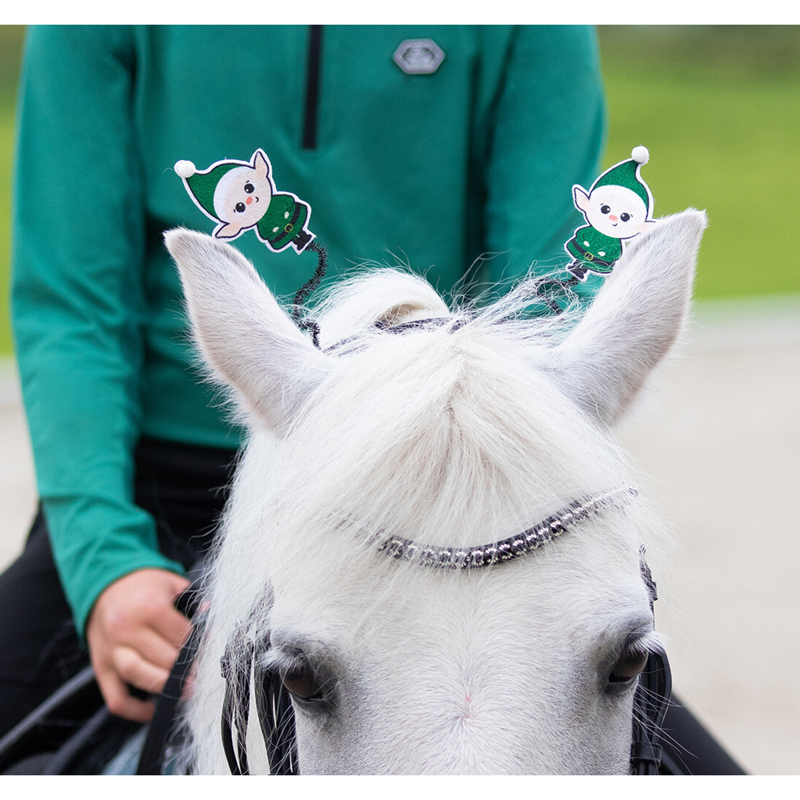 QHP Christmas Crown Piece Accessory - Elf-1