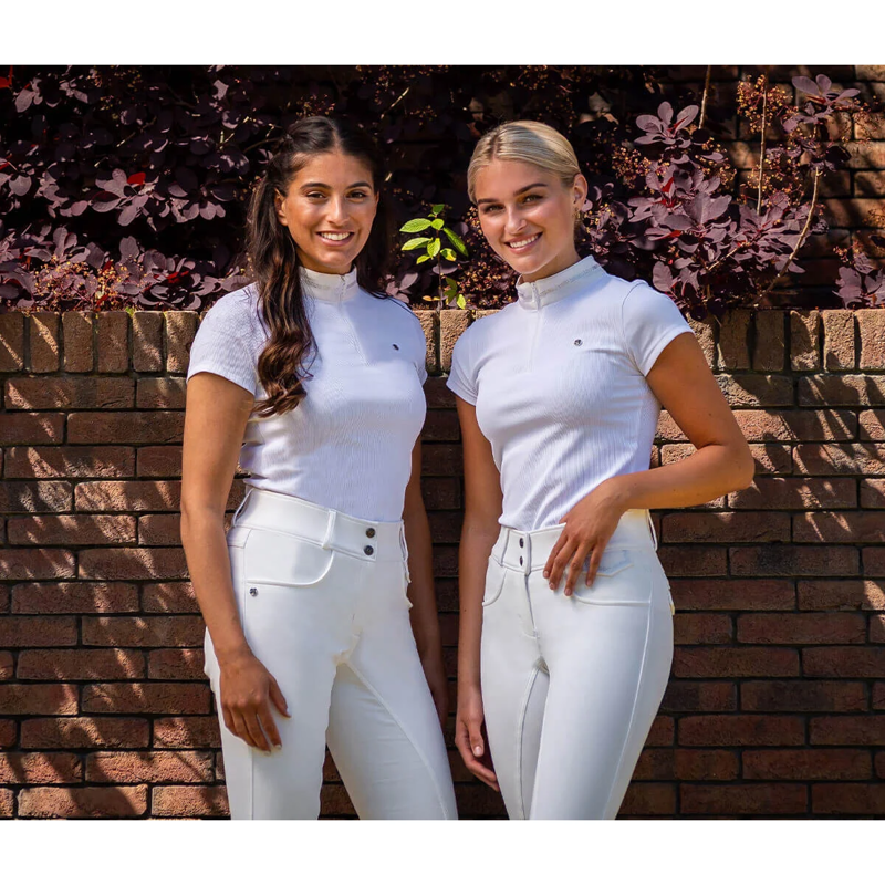 QHP Djune Ladies Competition Shirt - White-3