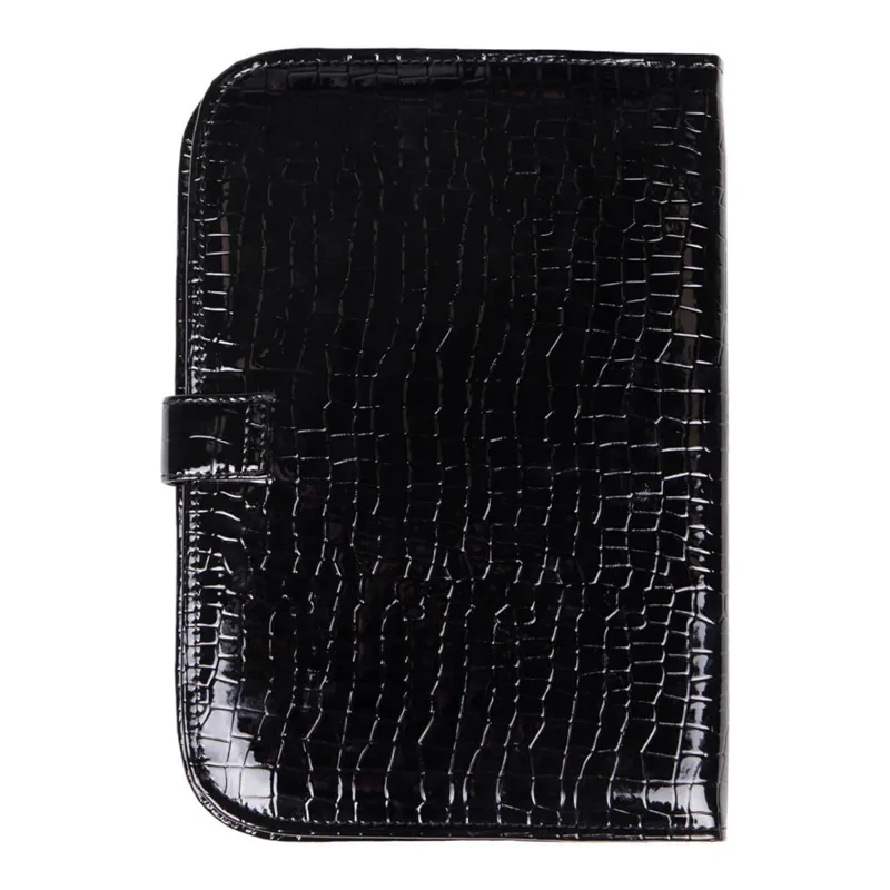 QHP Djune Horse Passport Folder - Black-1