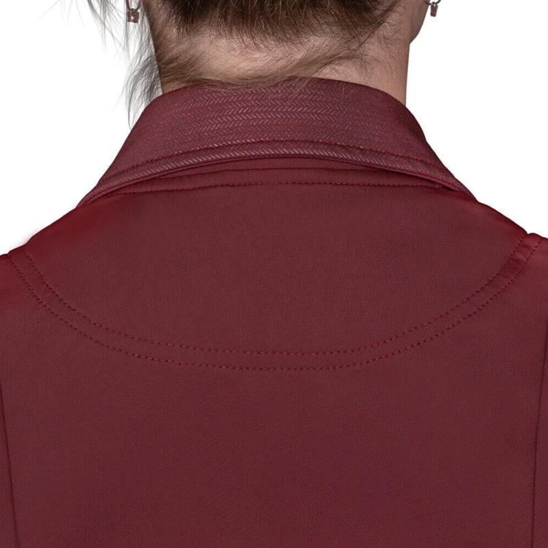 QHP Kae Junior Competition Jacket - Burgundy-4
