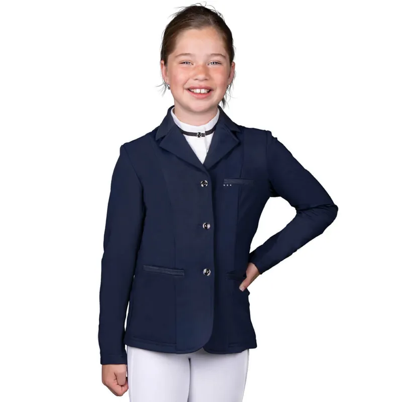 QHP Kae Junior Competition Jacket - Navy