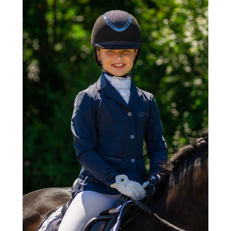 QHP Kae Junior Competition Jacket - Navy-4