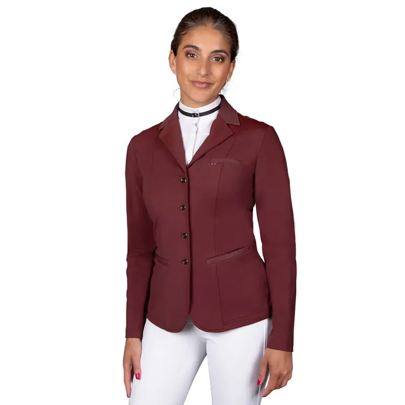 QHP Kae Ladies Competition Jacket - Burgundy