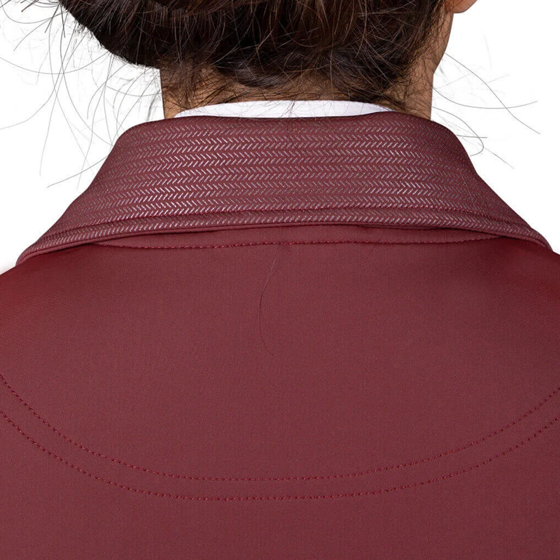 QHP Kae Ladies Competition Jacket - Burgundy-5