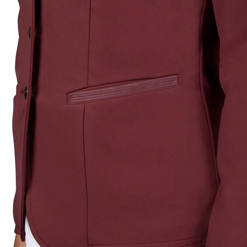 QHP Kae Ladies Competition Jacket - Burgundy-2