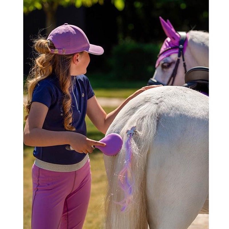 QHP Mane and Tail Comb Gwenn - Pink-3