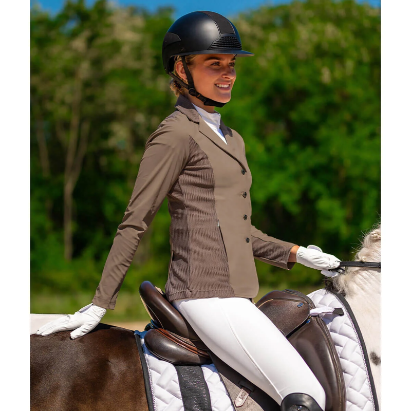 QHP Novèn Ladies Competition Jacket - Beige-6