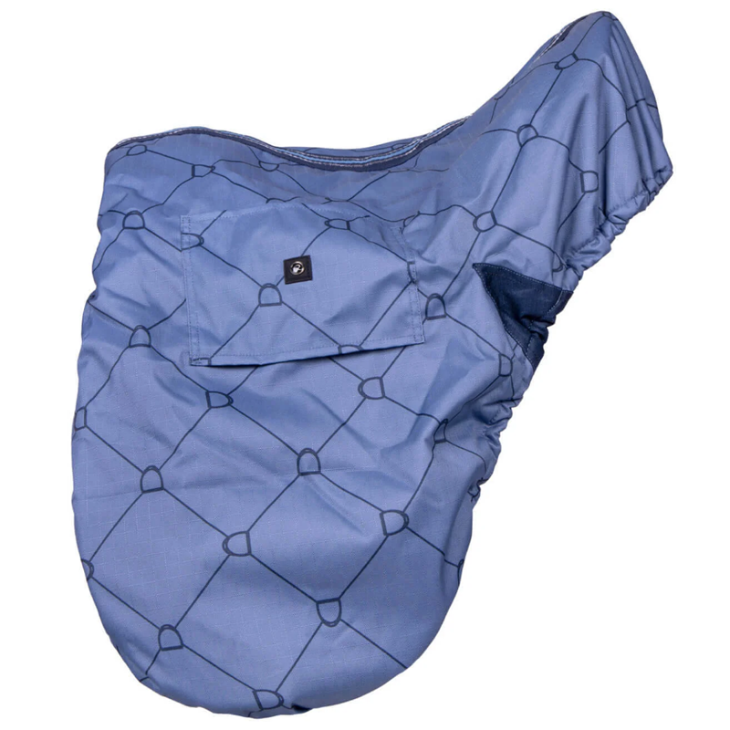 QHP Saddle Cover Collection - Country Blue