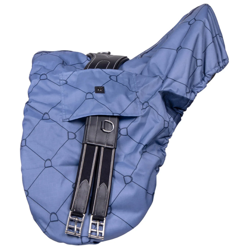 QHP Saddle Cover Collection - Country Blue-1