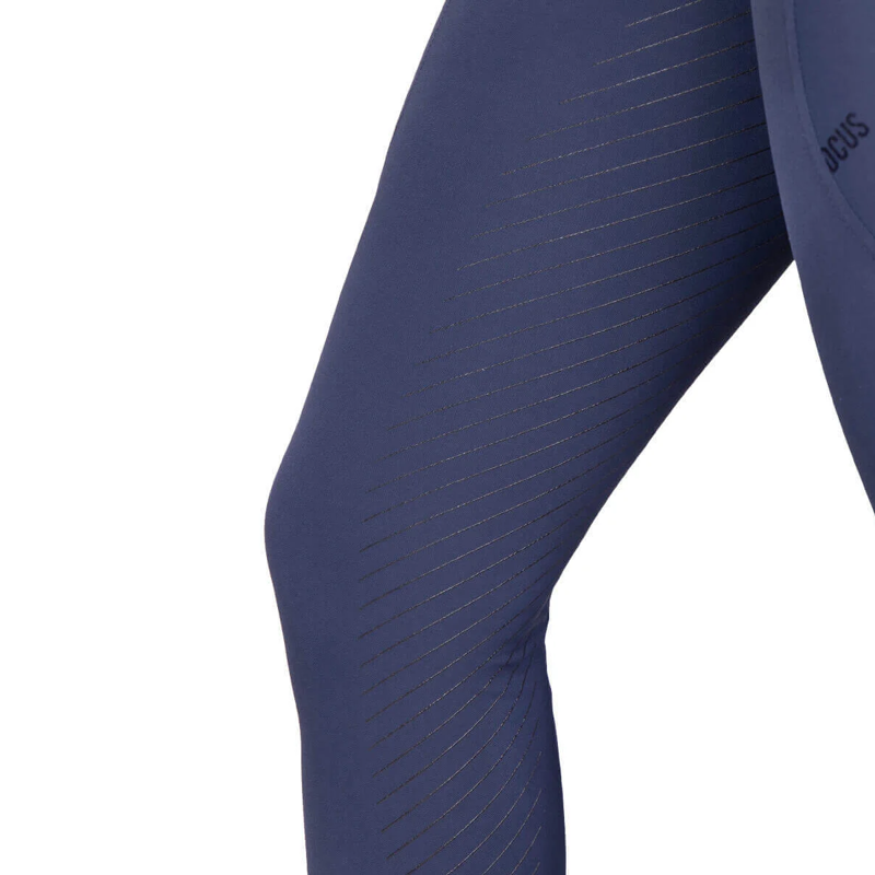 QHP Summer Focus Ladies Half Grip Breeches - Navy-3