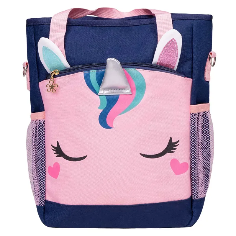 QHP Unicorn Grooming Bag - Navy/Pink