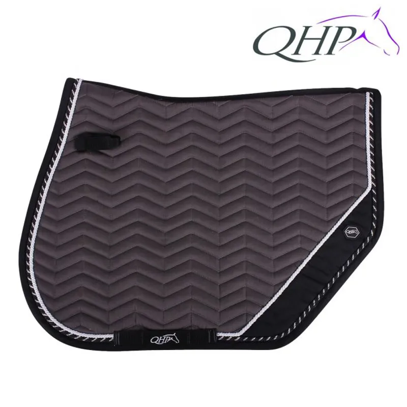 QHP Shiva Saddlepad - Black/Grey