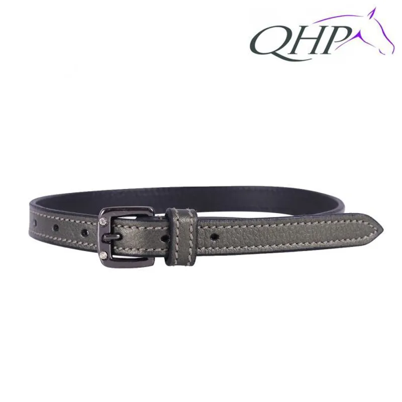 QHP Castor Spur Straps - Green