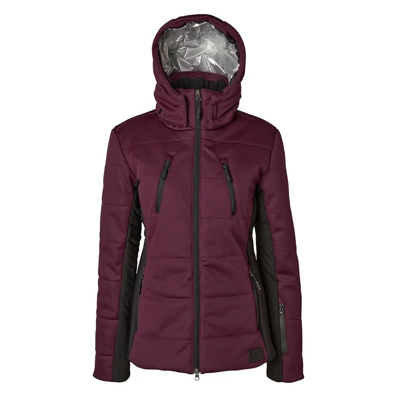 Mountain Horse Ladies Quinn Hybrid Jacket - Burgundy