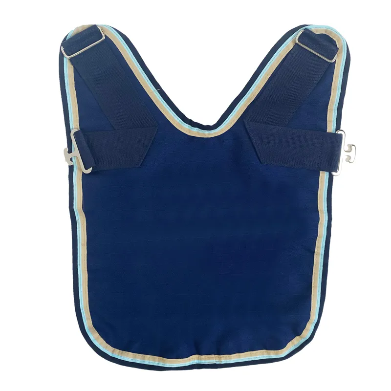 Horseware Rambo Optimo Front Bib - Navy/Beige