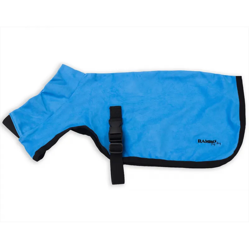 Horseware Rambo Dog Dry Rug Blue/Black