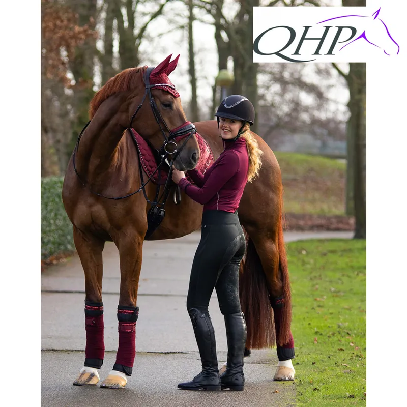 QHP Riding Tights Raquel Anti-Slip Full Seat - Black-3