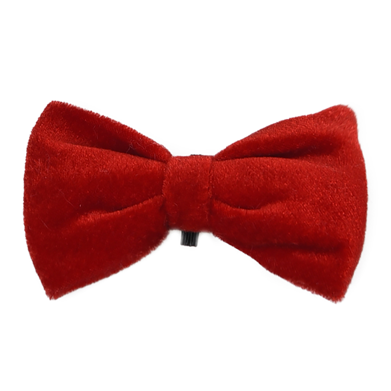 House of Paws Christmas Red Velvet Bow Tie