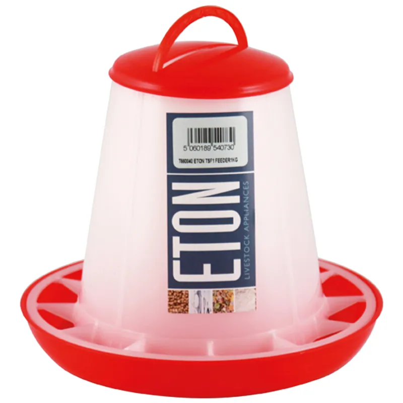 ETON TSF Poultry Feeder - Red 1 kg