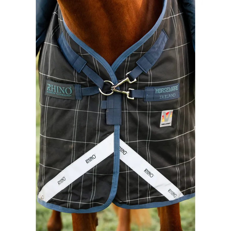 Horseware Rhino Plus Reflectech 250g VariLayer Turnout Rug Navy